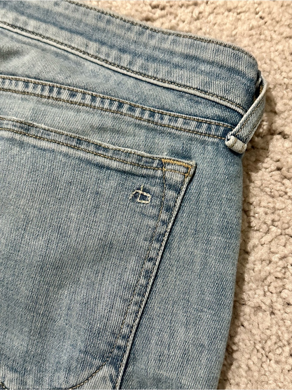 rag & bone Dre Low Rise Slim Boyfriend Ankle Jeans Size 26
